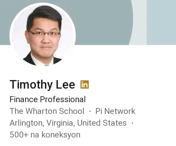 A2zboss's tweet photo. The CFO of #PiNetwork has just been appointed by PiCoreTeam #TimothyLee ๐ฅ
Timothy Lee ๐
Director of Finance
Pi Network
Mar 2023 - Now 1 Month
Arlington, Virginia, United States
Director of Finance for Pi Network, a mobile-first DeFi community.
#pinetwork #piqueenreal #pi https://t.co/SOkjx0MKPL