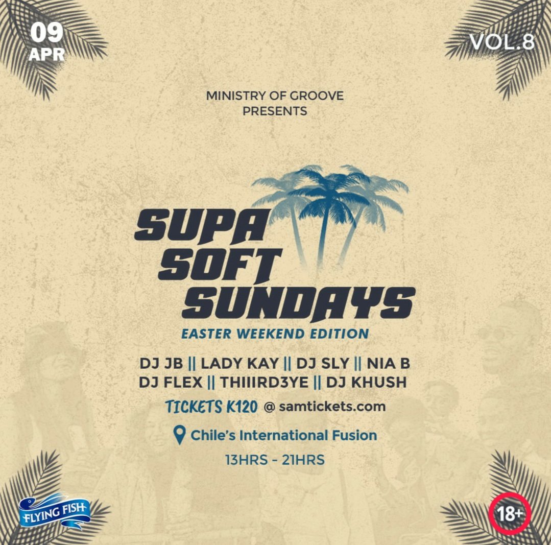 Back again for Sunday Groove Worship🙏🏽 'Supa Soft Sundays' vol.8 Hosted by : @ZmGroove  

Catch my live House Music set!

Pre-sale ticket info in @ZmGroove  Bio.
 🙌🏾 9th April. See you there! 👁🤘🏽

#dj #housemusic #afrohouse #supasoftsundays #supasoft