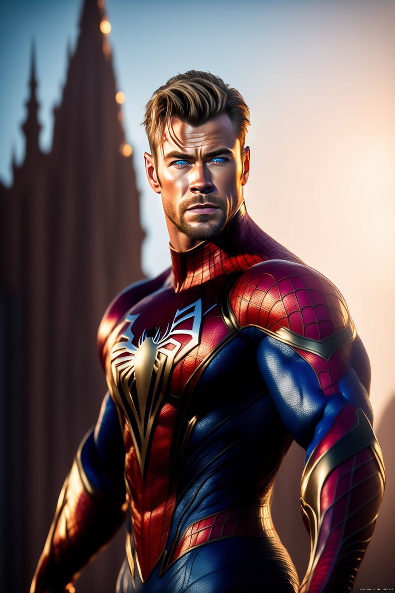 Chris Hemsworth as Spider-Man ! #LNXchallenge <a href="/CreatorLNX/">CreatorLNX</a>