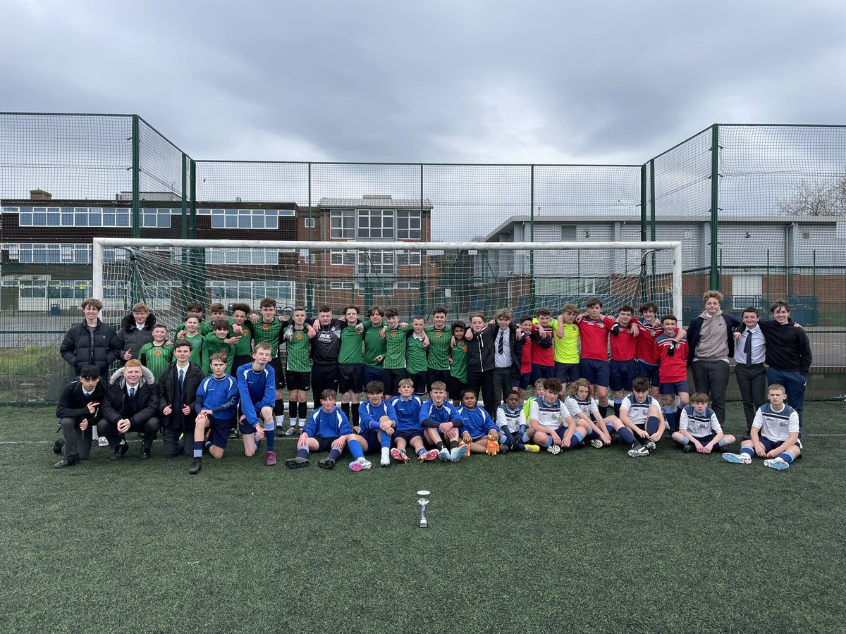 A tournament played the right way between Plume &amp; William De Ferrers today⚽️ Competitiveness, sportsmanship and skill all on show! Thank you to our Year 11 and College students for excellent officiating and management throughout. Football is the winner🏆