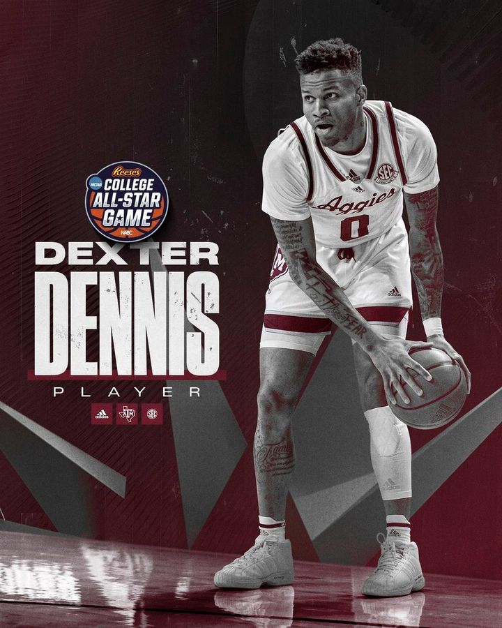 Texas A&M Basketball (@aggiembk) on Twitter photo Chocolate & Peanut Butter vibe 🤞
NABC–Reese's All-Star: <a href="/ldl_dex/">Dexter Dennis</a>
📰 » aggi.es/3nroqqy Chocolate & Peanut Butter vibe 🤞
NABC–Reese's All-Star: <a href="/ldl_dex/">Dexter Dennis</a>
📰 » aggi.es/3nroqqy