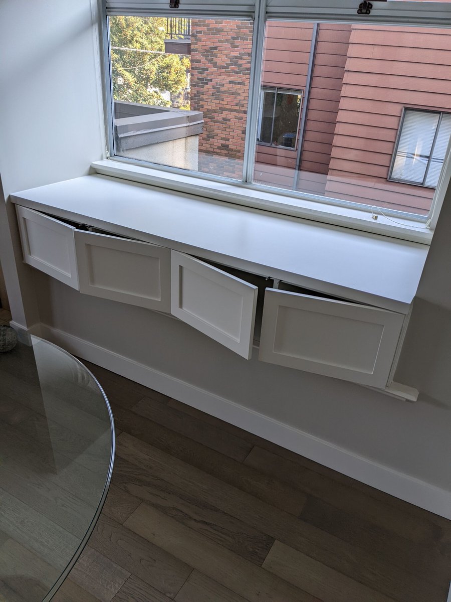 MJYfabrication's tweet photo. Custom cabinetry with touch latch doors! How can we elevate your space? Contact us any time.
#interiordesign #wood #woodart #cnc #wooddesign #decor #custom #woodwork #bespoke #millwork #cabinetry #woodworkshop #uniquebuilds #mjyfabrication https://t.co/FXjPfGQ3pO