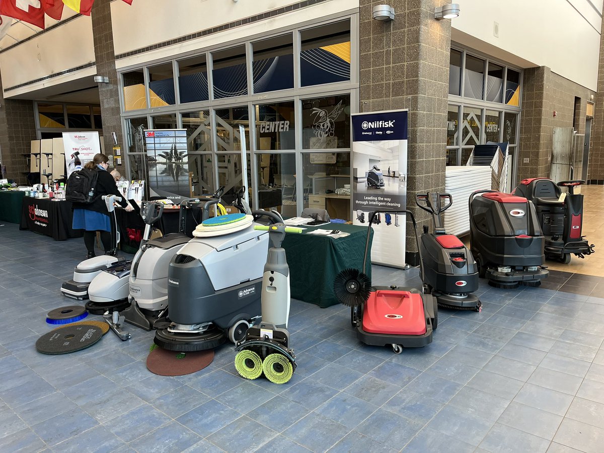 A great opportunity for SAS Custodial staff to speak with industry experts and see new custodial products. #Nichols  #HornetOperations