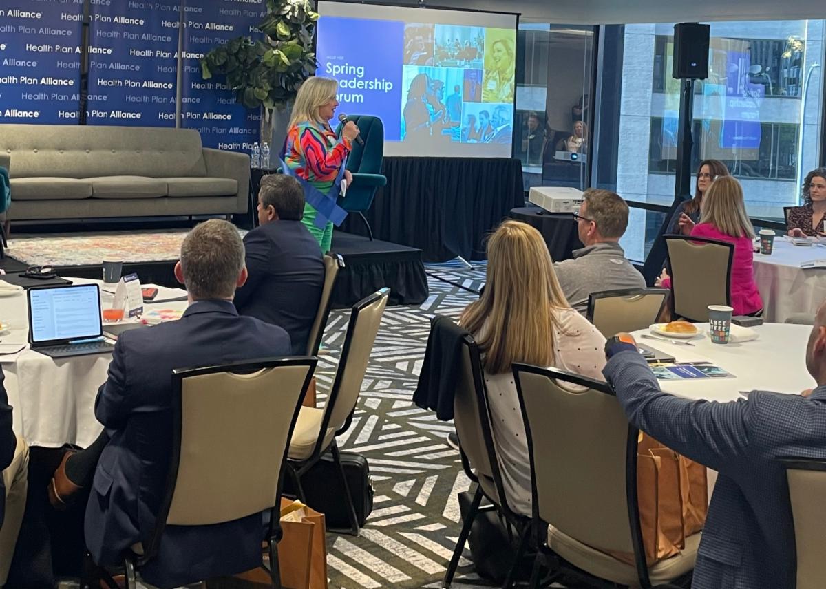 HlthPlnAlliance's tweet photo. Joe Lastinger and outgoing board chair Coreen Dicus-Johnson share an overview of 2022 and what to expect in 2023 and beyond. #ALLSLF23 https://t.co/QQzSEHXotc