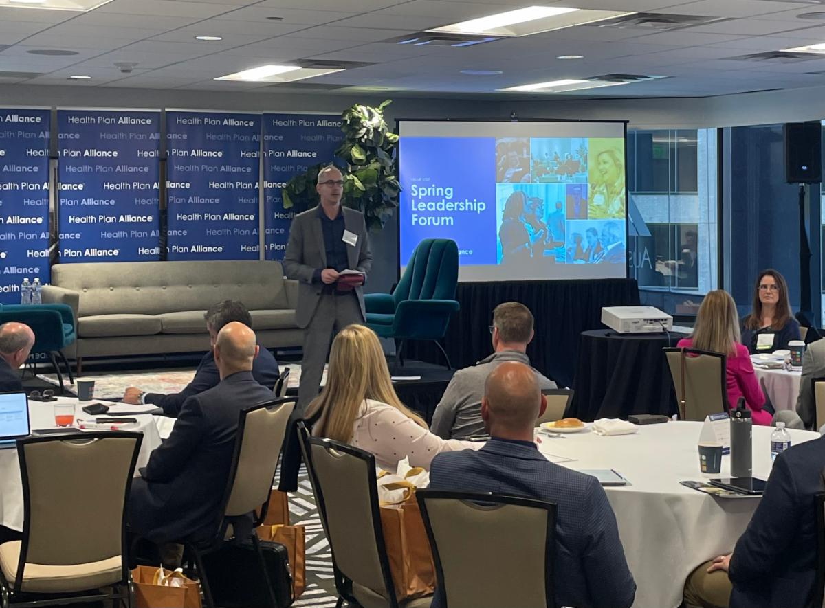 HlthPlnAlliance's tweet photo. Joe Lastinger and outgoing board chair Coreen Dicus-Johnson share an overview of 2022 and what to expect in 2023 and beyond. #ALLSLF23 https://t.co/QQzSEHXotc