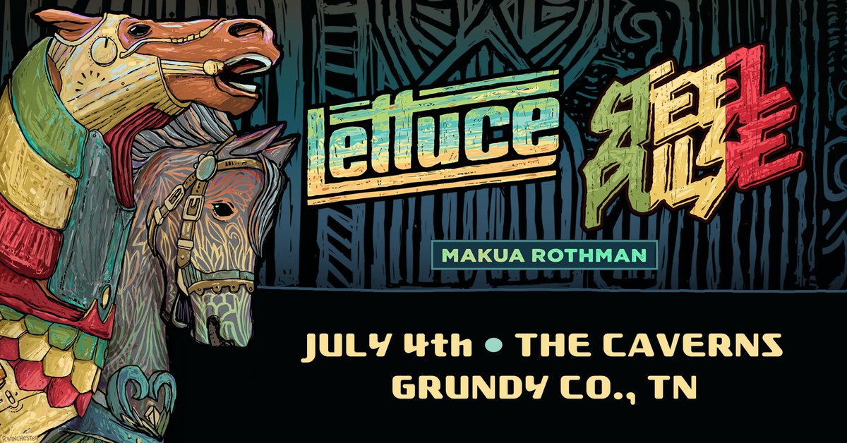 NEW SHOW ADDED!! We’ll be performing with Lettuce + Makua Rothman on July 4 at The Caverns. Tickets on sale Friday @ 12pm CT Artist presale kicks of Thursday at 10am local – sign up to get the code here: go.seated.com/event-reminder…