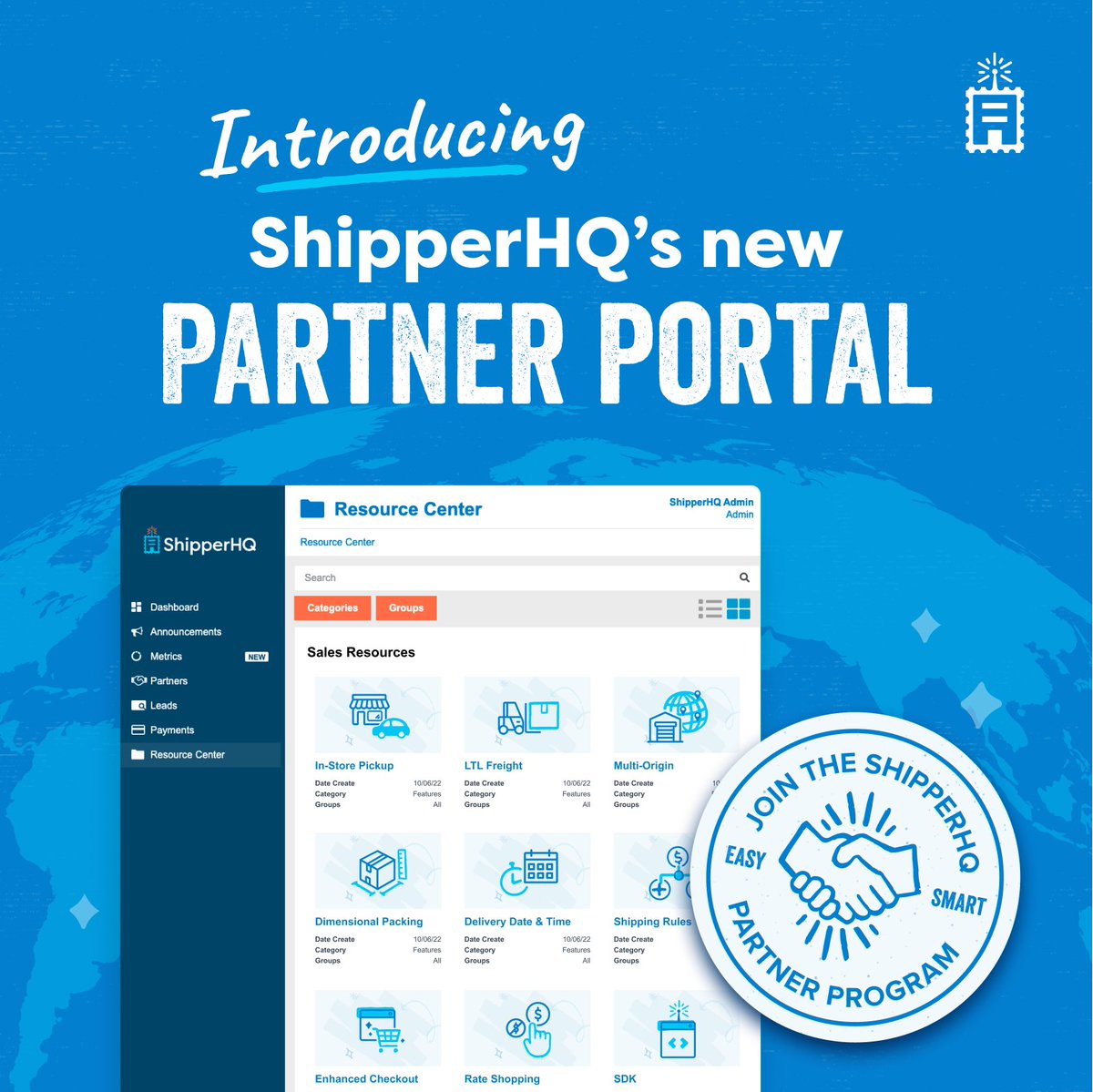 Ready to unlock all the perks of being a <a href="/ShipperHQ/">ShipperHQ</a> partner? REGISTER for partner portal access NOW » hubs.li/Q01JqbdZ0