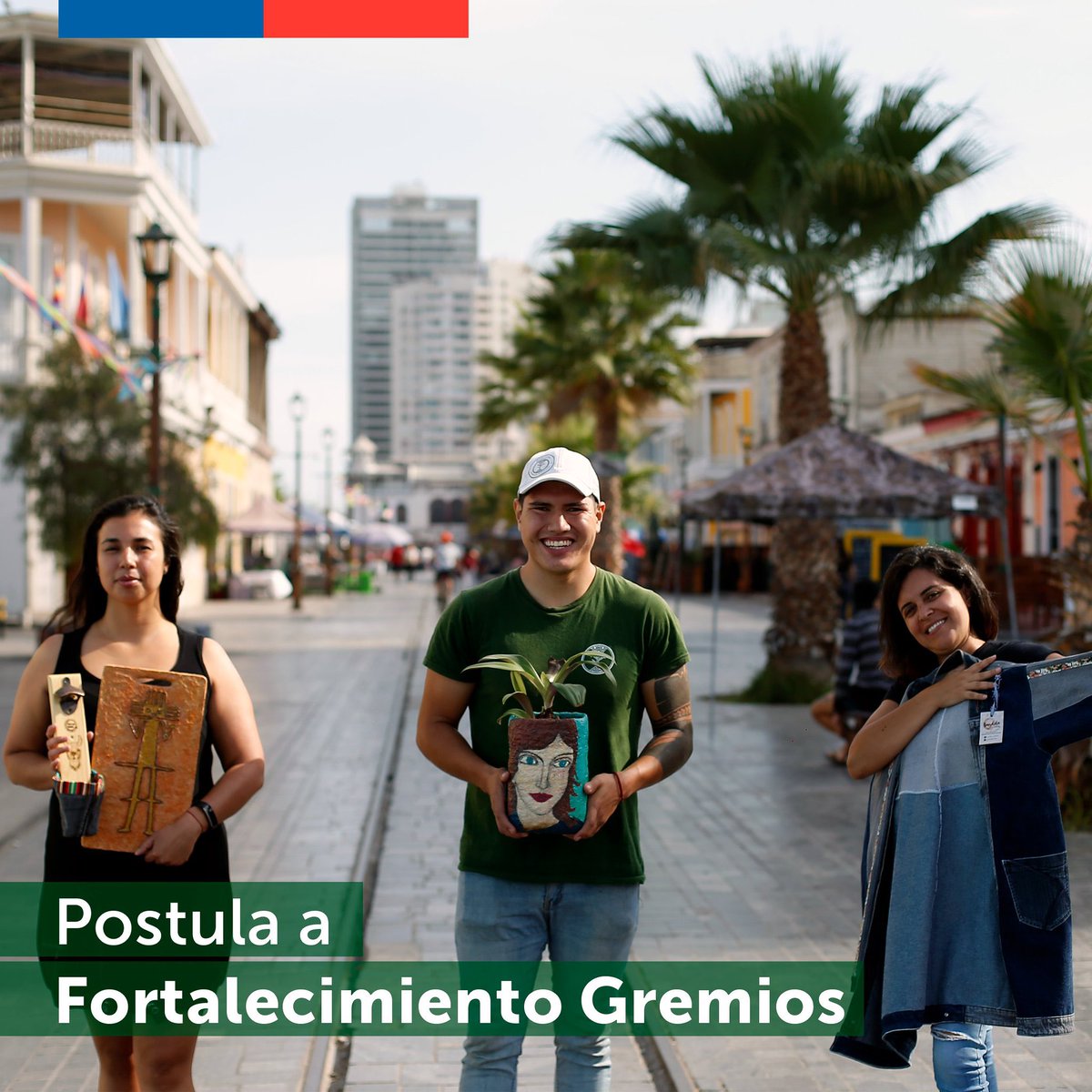 Tenemos una nueva línea de apoyo a los #gremios de pymes🙌 #FortalecimientoGremios es un fondo concursable con el que podrán financiar un plan de trabajo que incluya asistencia técnica, capacitación, inversiones y capital de trabajo.

Descarga las bases en sercotec.cl