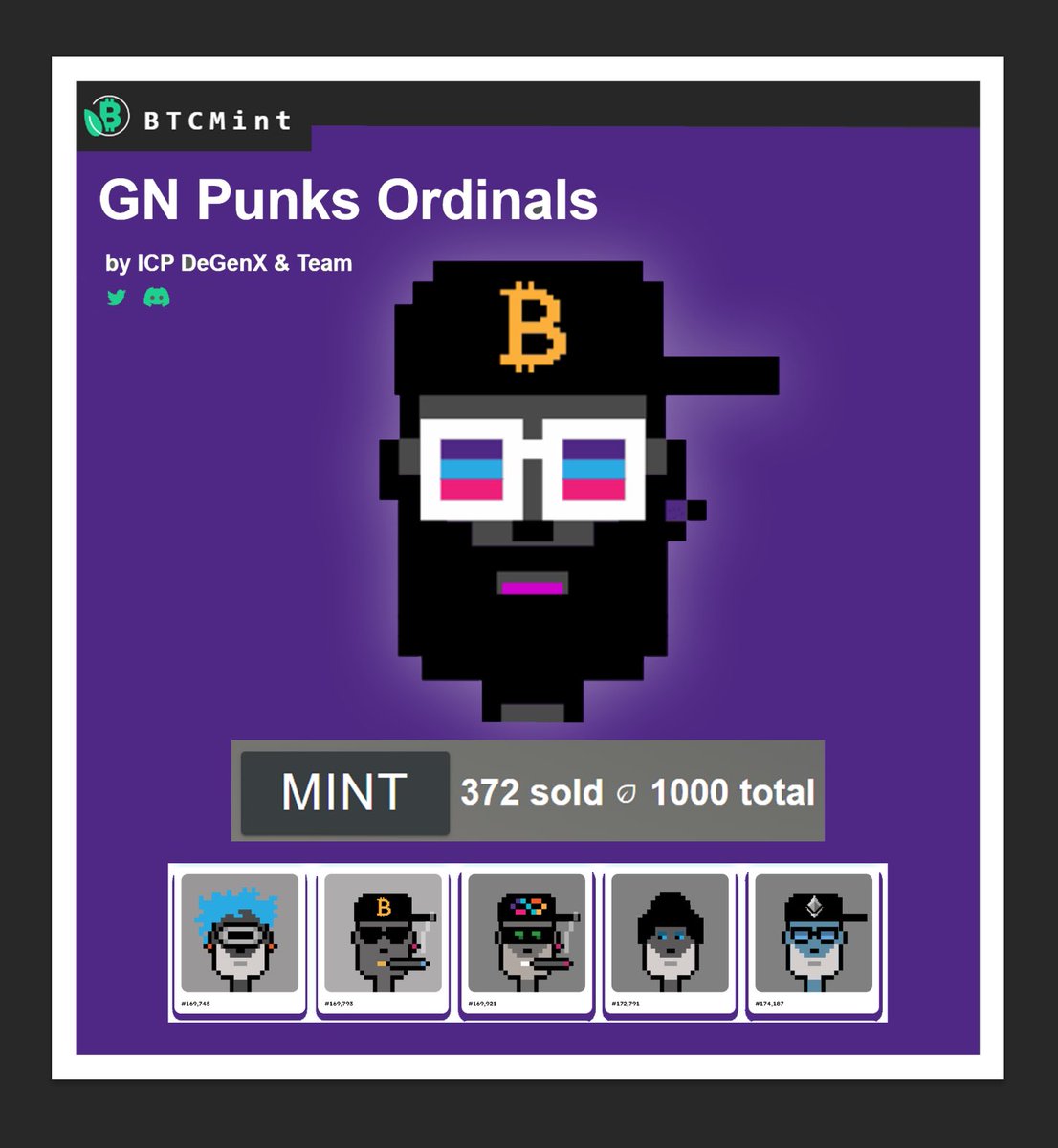 busraeth's tweet photo. 💫#NFTGiveaway💫
🔹3 x Winner $ETH or $BTC

1⃣ Follow @GNightPunks &amp; @ICPDeGenX &amp; @busraeth
2⃣ Like &amp; RT 
3⃣ Tag 2 friends

🔸Mint is live : https://t.co/hF4FBAZmQp

Ends in 24 hrs⌛️

#NFTs #NFTCommunity #Ordinal #ad https://t.co/yLpIzlXtzY