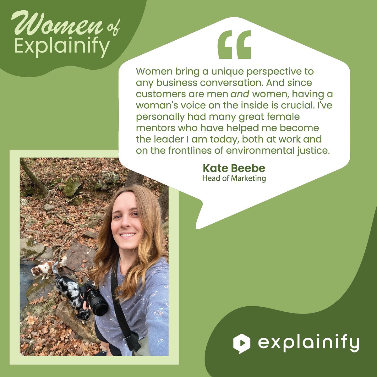 explainify's tweet image. Kate elevates our brand with her innovative strategies and unwavering dedication. We are lucky to have such an incredible professional leading our marketing efforts 🎯💪

#balanceforbetter #womenshistorymonth #explainify