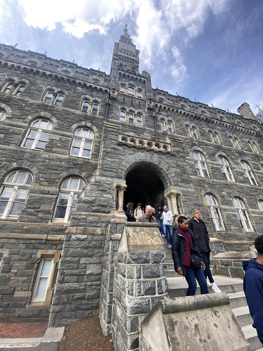 Had a wonderful time speaking @Georgetown today about bugs in smart contracts!

Spontaneous @TechGeorgetown themed event?

(And then went on a campus tour)