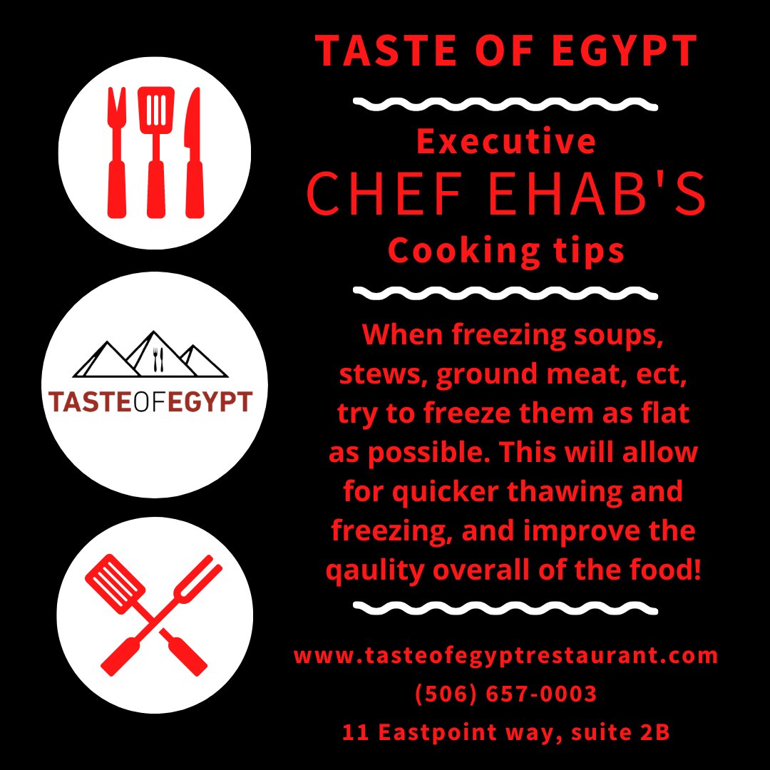 Taste Of Egypt's executive chef has another great cooking tip for those at home chefs out there! #TasteOfEgypt #Chefmode