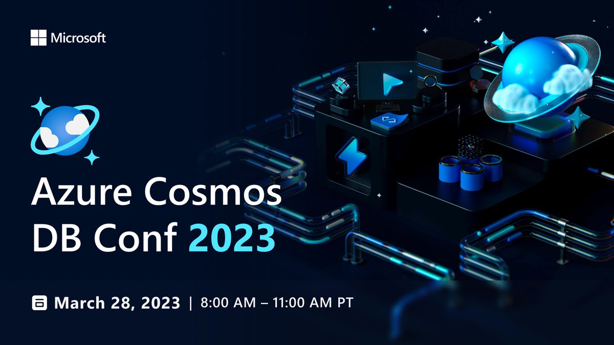 AzureCosmosDB's tweet photo. 🥳 That's a wrap! THANK YOU for tuning into #AzureCosmosDBConf 2023. We'll see you next year 🥰
📺 Stream the Content On-Demand: https://t.co/0BVHhE59x1 https://t.co/klThPfqsrE