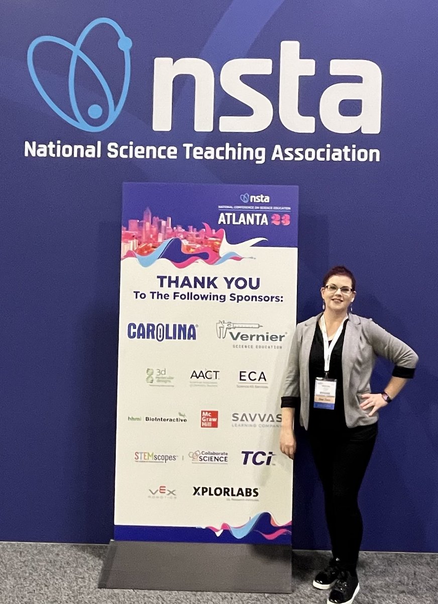 CrowleyISD's tweet photo. Oakmont Elementary STEM Plus specialist Lauren Kelly presented at the @NSTA National Conference in Atlanta. Kelly’s session was a huge success as over 60 people from throughout the U.S. were able to learn about Crowley ISD's commitment to STEM Plus for All. #CrowleyPrideUnified https://t.co/1wxDF407Qw