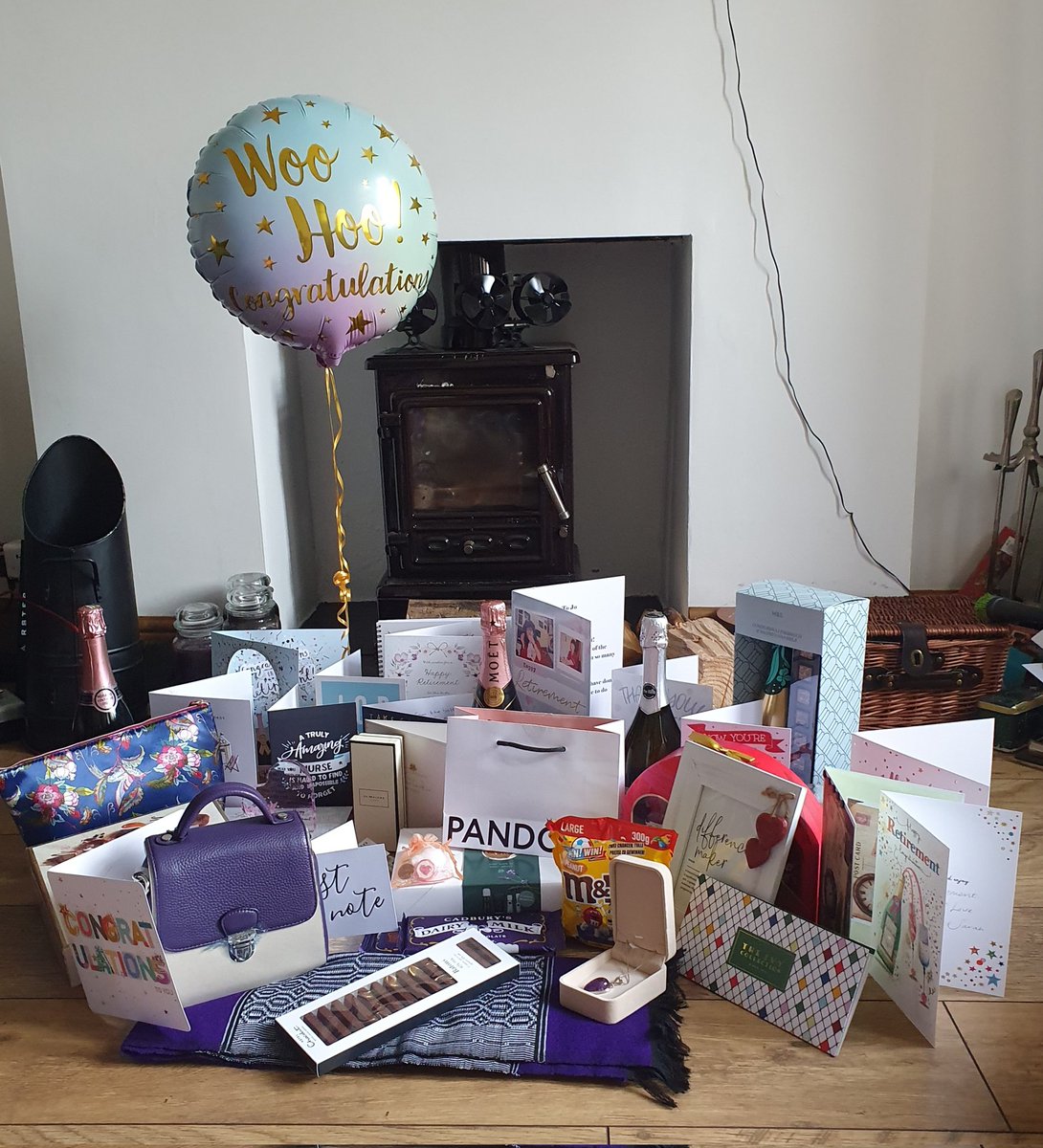 My last day at work today I have retired!! Fabulous send off from my lovely colleagues lovely gifts, flowers and cards My mum, husband and daughter Sarah had a lovely time meeting the people who I talk about all the time.