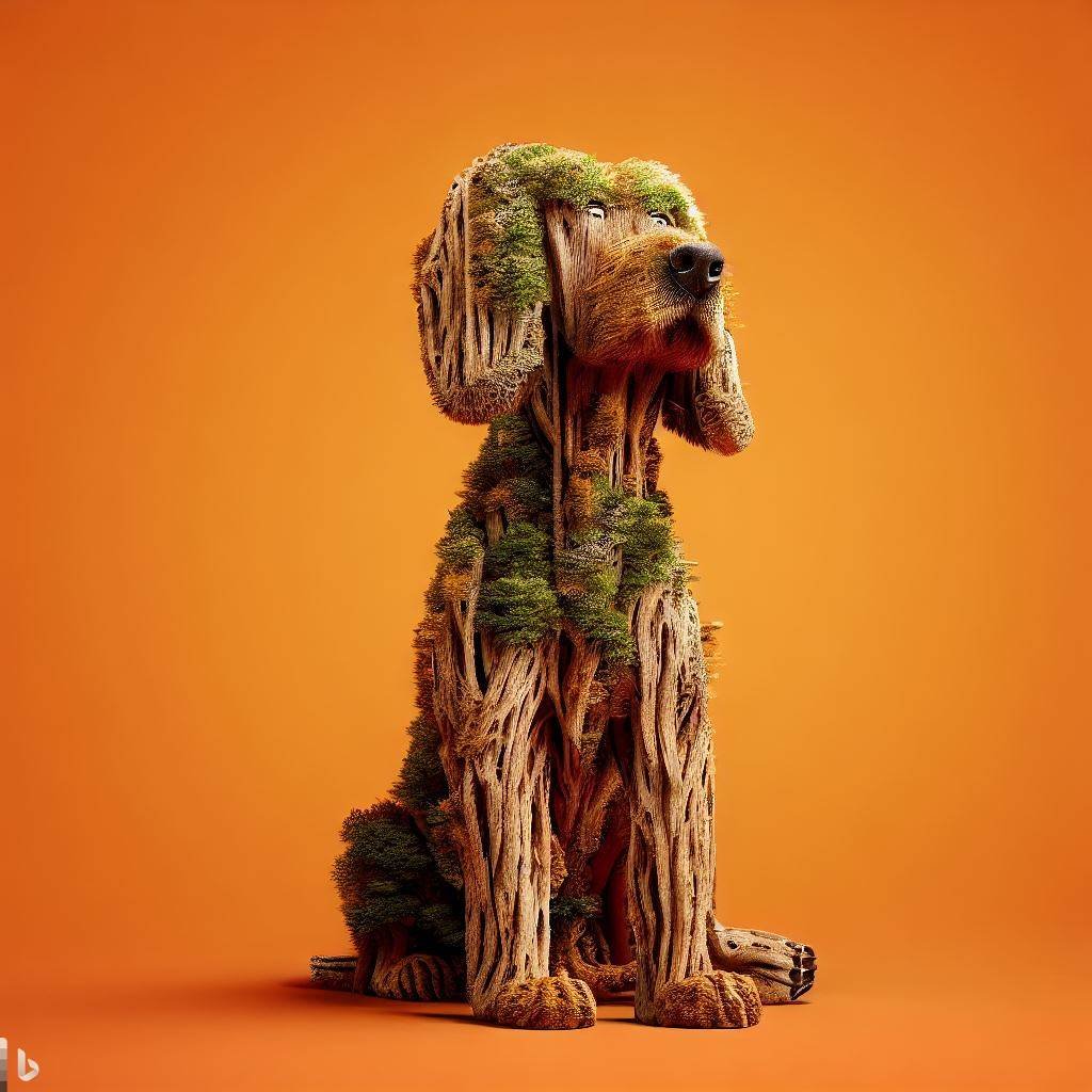 dog made out of trees by Bing Image Creator #AI #bingimagecreator #aiartcommunity