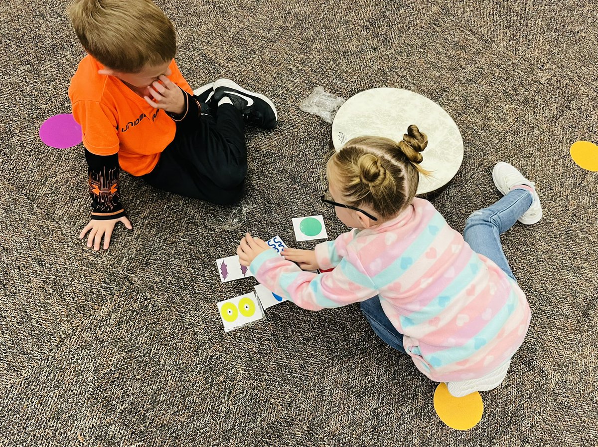 CHEmusicians's tweet photo. Kinder creating monster patterns with their hand drums. https://t.co/Mt967xvaLB