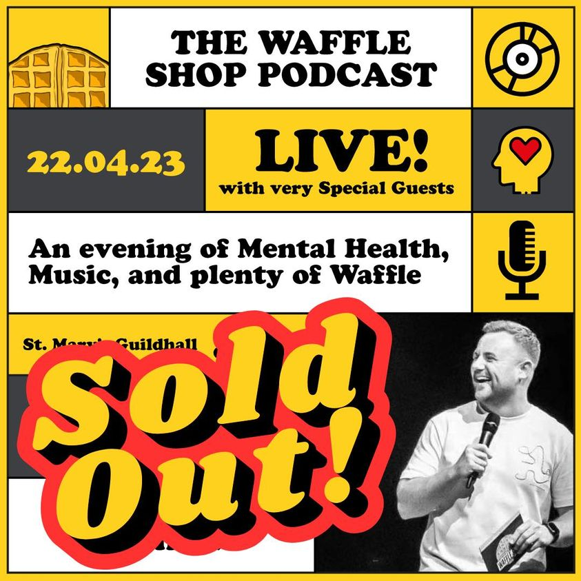 stmaryguildhall's tweet photo. We are really looking forward to welcoming @WaffleShopPod to @stmaryguildhall. Please note this is an advance ticket only event and has now sold out.🎫 https://t.co/y9LmKfo7RX
