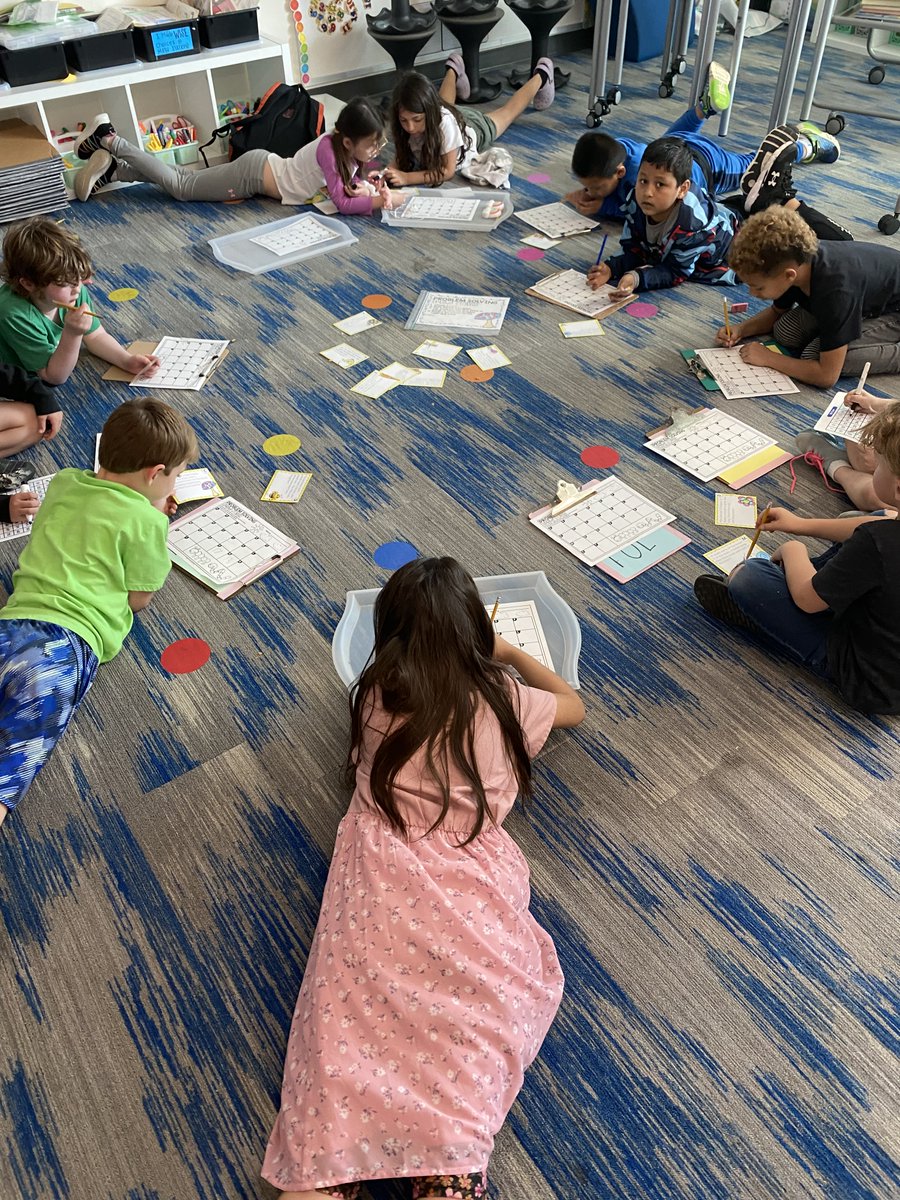 ChapelParkElem's tweet photo. We LOVE our #LEARNiture! Yesterday we stacked everything to do some “tummy time” work. This morning every table is holding a game from the @misdfoundation #grant Mrs. Abarca won. #purebliss #learningfun #gameswithpurpose #firstgradefiesta #cpeistheplacetobe https://t.co/FvvKbcL6da