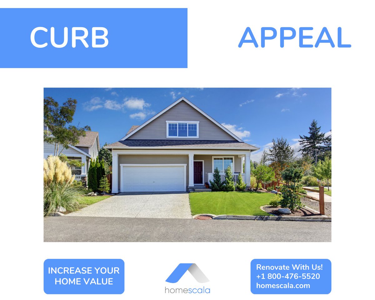 home_scala's tweet image. 🏡👀 First impressions are everything! Boost your home's curb appeal and increase its value with
👉homescala.com
#HomeImprovement #CurbAppealRenovation #HomeValue