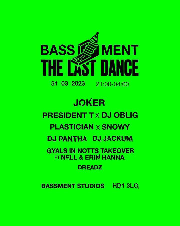 I kept this one quiet for a while but I will be shelling at <a href="/BASSmentHUD/">BASSment</a> this Friday for the last ever show alongside some real selectors!!!