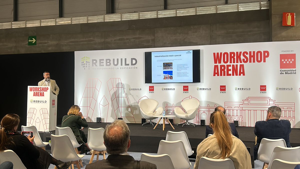 rebuildexpo's tweet photo. #Ceranor te enseña sus soluciones constructivas eficientes con ladrillo, en el Workshop Arena de #REBUILD2023 https://t.co/4modYhEXM0
