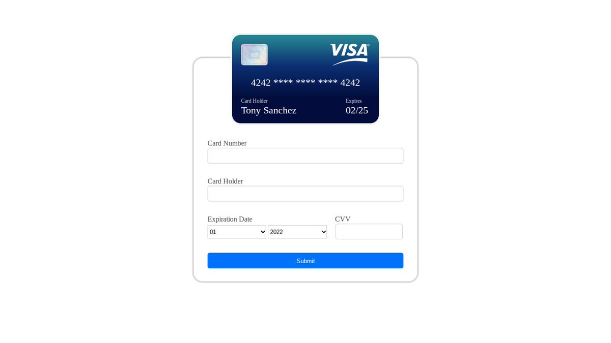 Aesthete797's tweet image. Completed a Credit Card Form,  from @MentorWebDev challenges with HTML/CSS. 

#webdev #codinginpublic 

GitHub: github.com/aesthete797/wd…
Vercel: wdm-challenges-credit-card.vercel.app