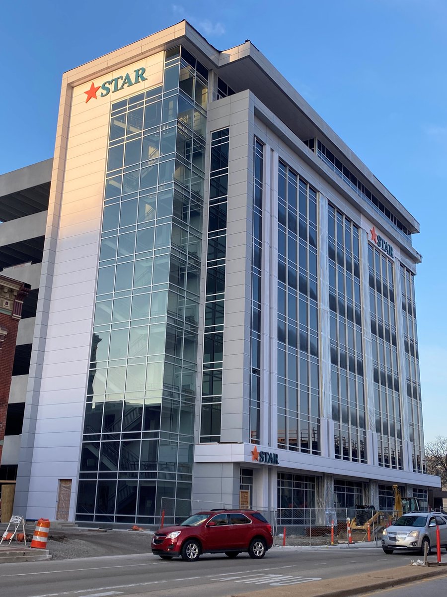 STARFinancial's tweet photo. Getting closer! The STAR logo just went up on the new headquarters on Main Street and we are extremely excited! Be on the lookout for more posts soon as we get closer to the Grand Opening later this year.
#BankOnSTAR #IndianaBornForIndianaBanking #ThinkOutsideTheBank #STARonMain https://t.co/TOop6HGucK