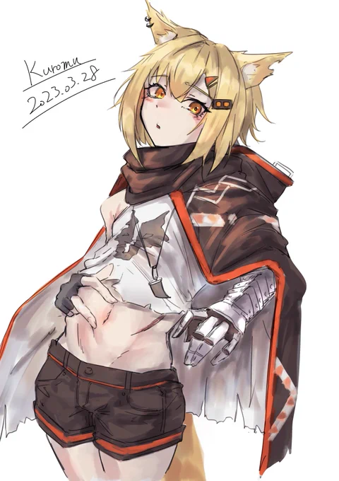 ヴァーミル#アークナイツ版深夜の真剣お絵かき60分一本勝負  #Arknights #アークナイツ #明日方舟 
