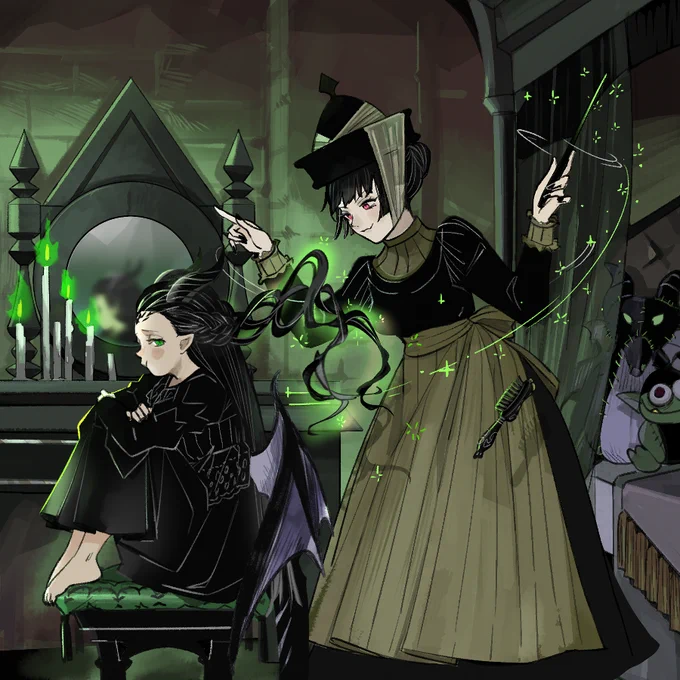 ※女体化 rule63lilia and the little girls' hair 