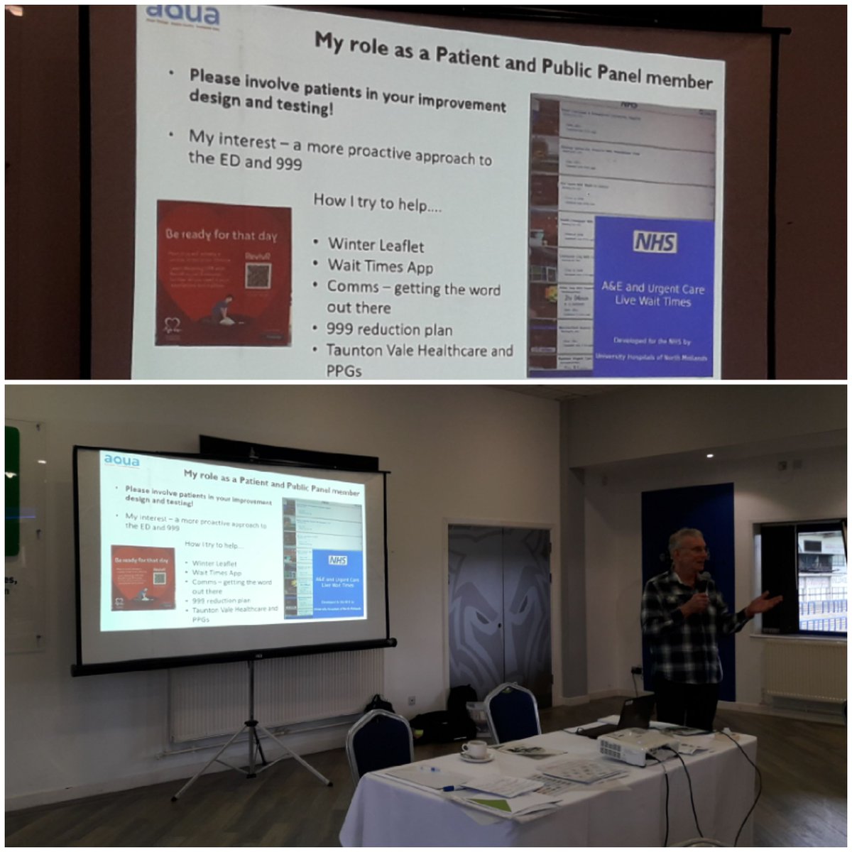 Adele Markland (@adelemarkland) on Twitter photo Joe Loughran <a href="/NWAmb_Panel/">Patient and Public Panel</a> <a href="/NWAmbulance/">North West Ambulance Service</a> sharing how we can work with patients and public to understand how long A&E waiting times are. Joe is running a test of change in his local area on increasing awareness of how to access live waiting time data #cmhandover Joe Loughran <a href="/NWAmb_Panel/">Patient and Public Panel</a> <a href="/NWAmbulance/">North West Ambulance Service</a> sharing how we can work with patients and public to understand how long A&E waiting times are. Joe is running a test of change in his local area on increasing awareness of how to access live waiting time data #cmhandover