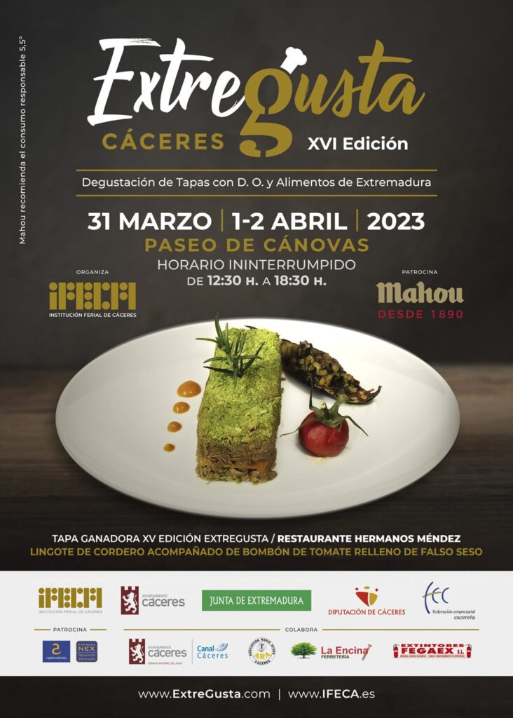 planvex's tweet photo. #Extregusta en el Paseo de Cánovas de Cáceres. Todo el sabor de #Extremadura  en una certamen de restaurantes, bares, taperías o caterings. De-li-cio-so.😋
https://t.co/m75rgZmdUg
@Extremadura_tur #Cáceres 
@Ifeca #planes #gastronomia #Extregusta2023 https://t.co/jxEfEbuhMr
