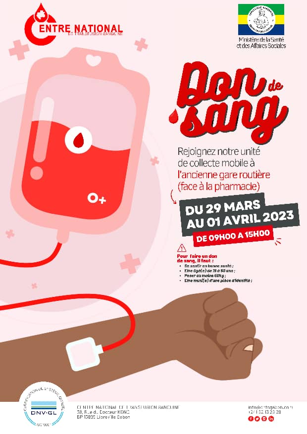 Centre National De Transfusion Sanguine - Gabon tweet media