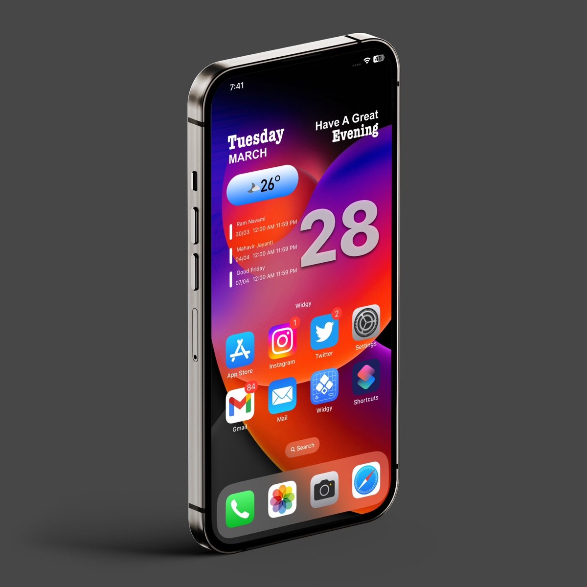 Ahmadansari2233's tweet photo. Current Setup For iOS User's you can easily apply it on any iPhone With ⬇️⬇️⬇️
#Orbitos
https://t.co/wZgZ99U3ST
Mock-up ScreenshotSL by @SeanKly
Wall iOS mod by @Hk3ToN
Icon Default
#iOS164 #iOS16 #apple #iPhone14ProMax #homescreen #viral #widgy #widgets
♥️🔄 👍🙏 https://t.co/j6tkWBWRyn