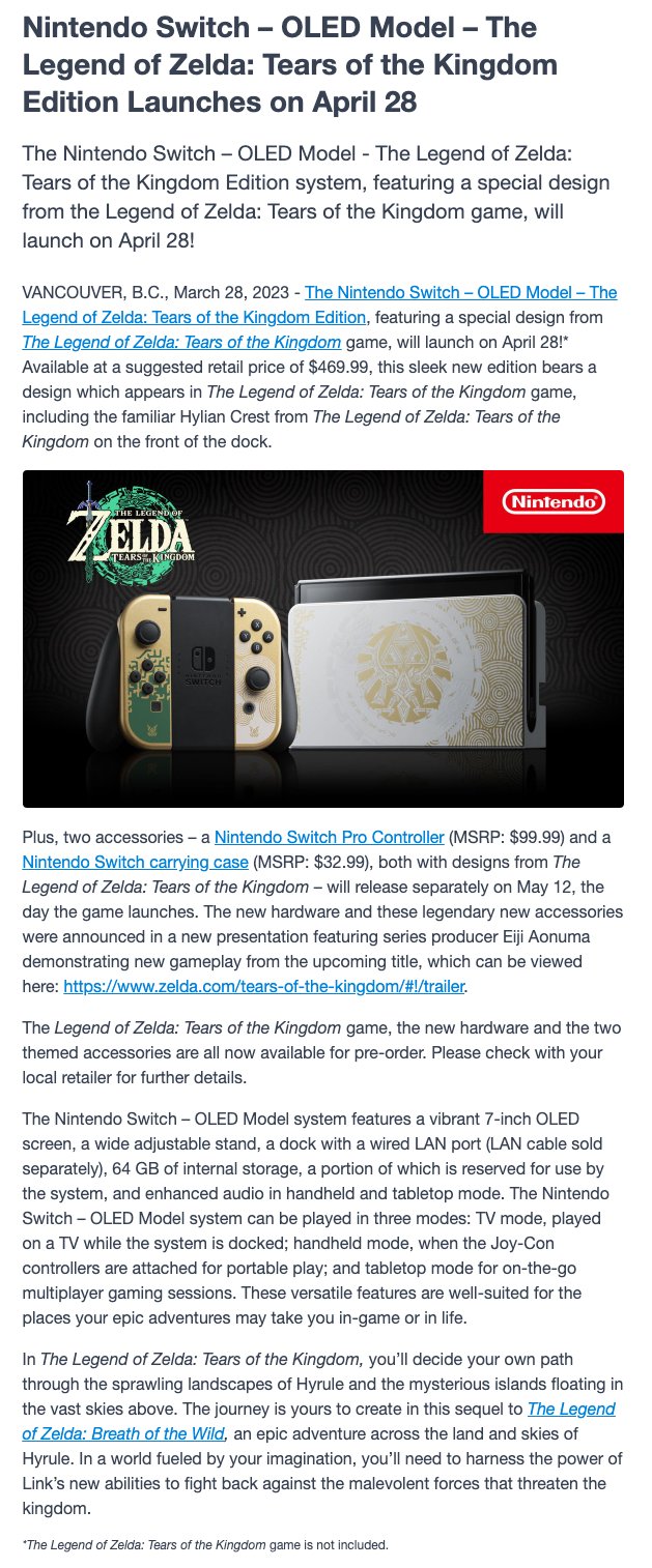 Where To Buy Zelda Tears Of The Kingdom Switch OLED Console And Pro  Controller