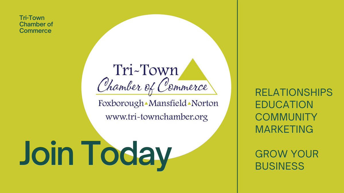 The Tri-Town Chamber of Commerce is one of the most cost-effective ways to grow your business.  Join online today: tri-townchamber.org/member/newmemb… #jointoday