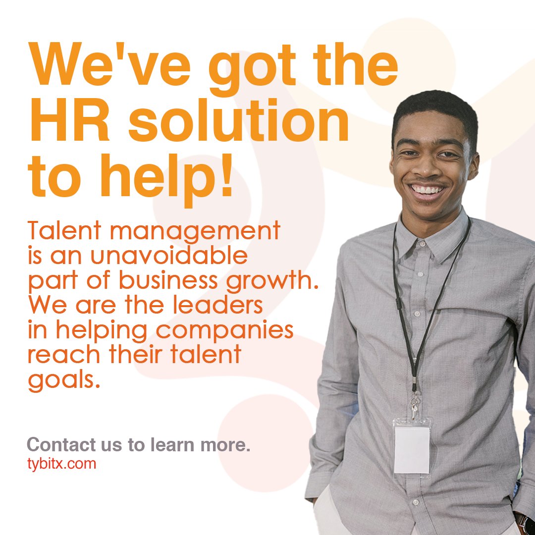 Tybitx_Services's tweet photo. Tybitx helps you connect with the best talent. Tybitx is your personal HR partner for hiring, onboarding and training. Contact us at info@tybitx.com β€οΈ
....
#tybitx #hr #hrservices #recruitment #employment https://t.co/7eKAln7tG0