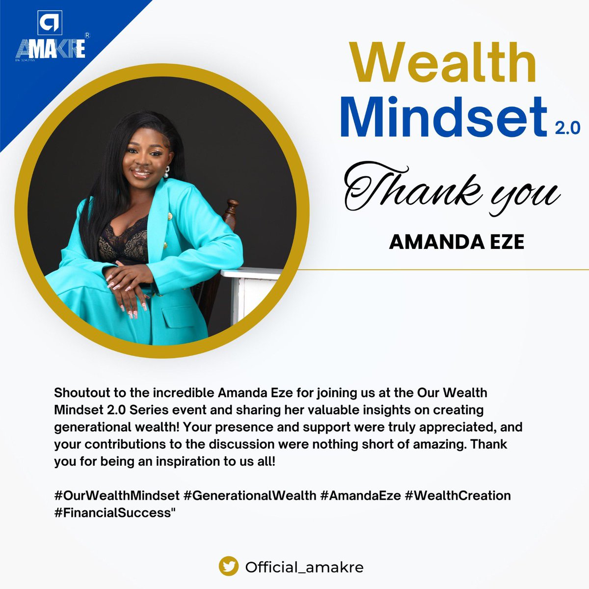 kingkelele's tweet photo. @AmandaEze01 we love you 😘 WEALTH MINDSET 2.0 sold out over 2,000 listeners globally 🔥🔥🔥🔥🔥
https://t.co/Tril8Kk8WR https://t.co/Cztf1s0ryB
