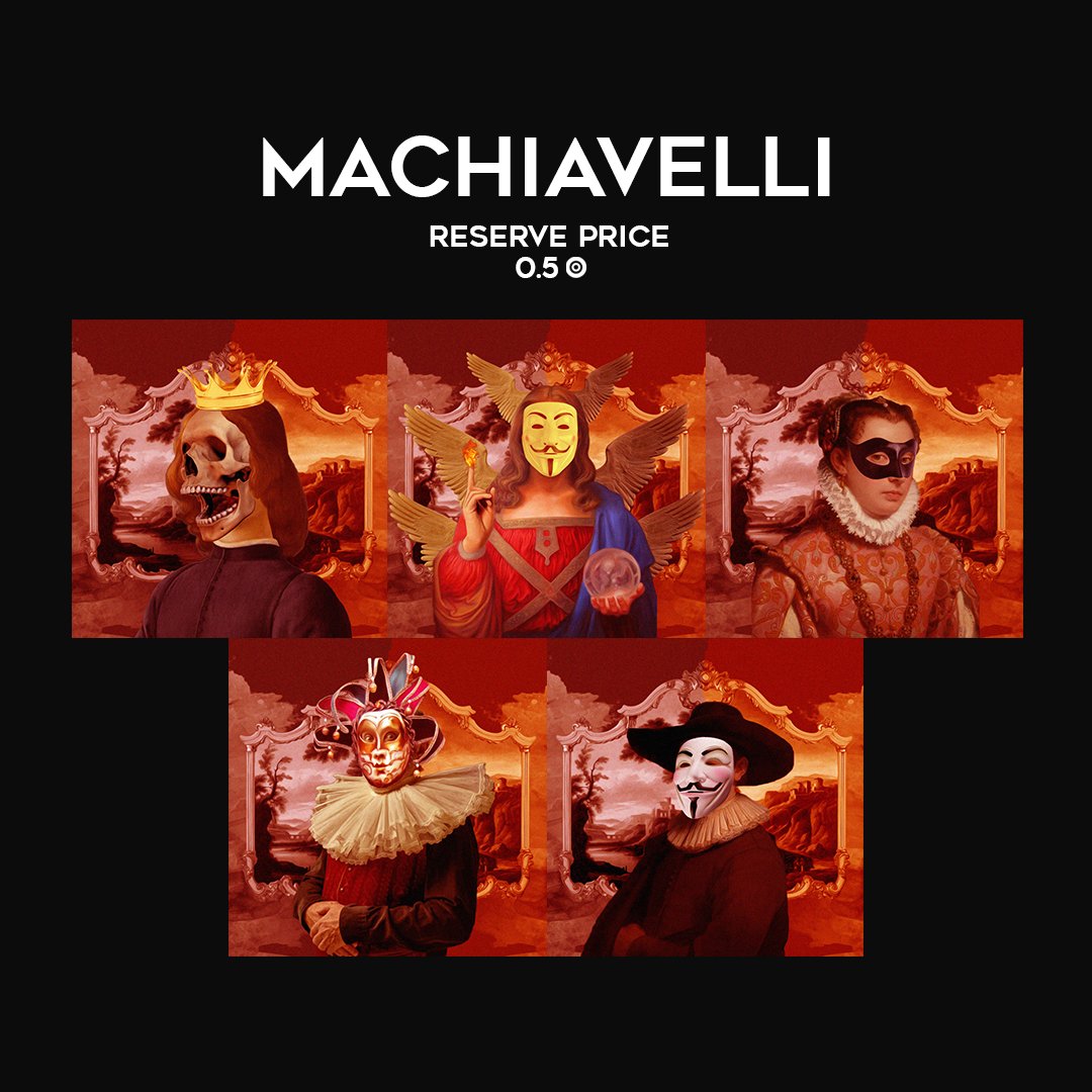 GM Fellas !

This is my earliest series on Exchange ; 

Machiavelli represents Machiavellianism, a personality trait that denotes cunningness, the ability to be manipulative, and a drive to use whatever means necessary to gain power.