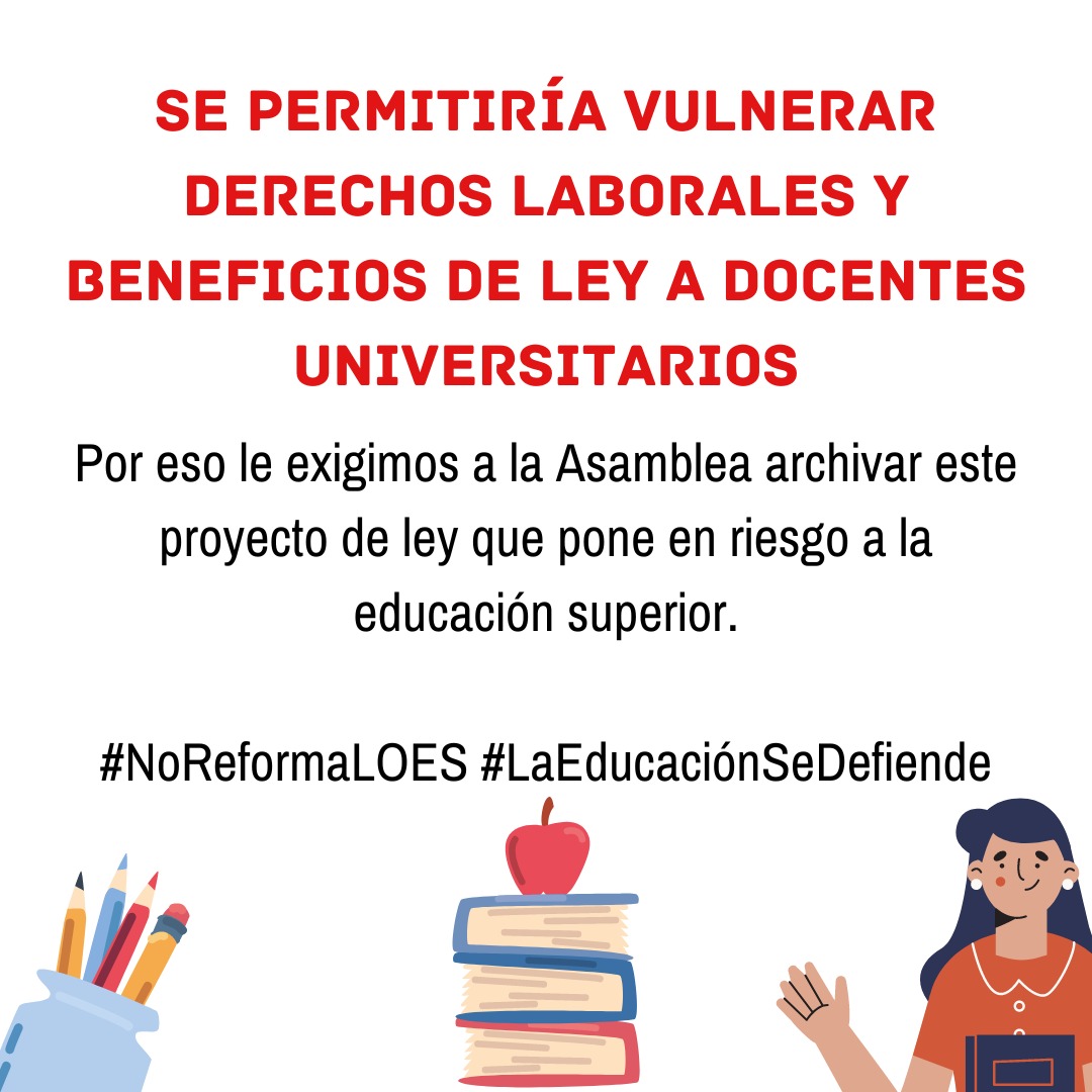 #NoReformaLOES #LaEducaciónSeDefiende