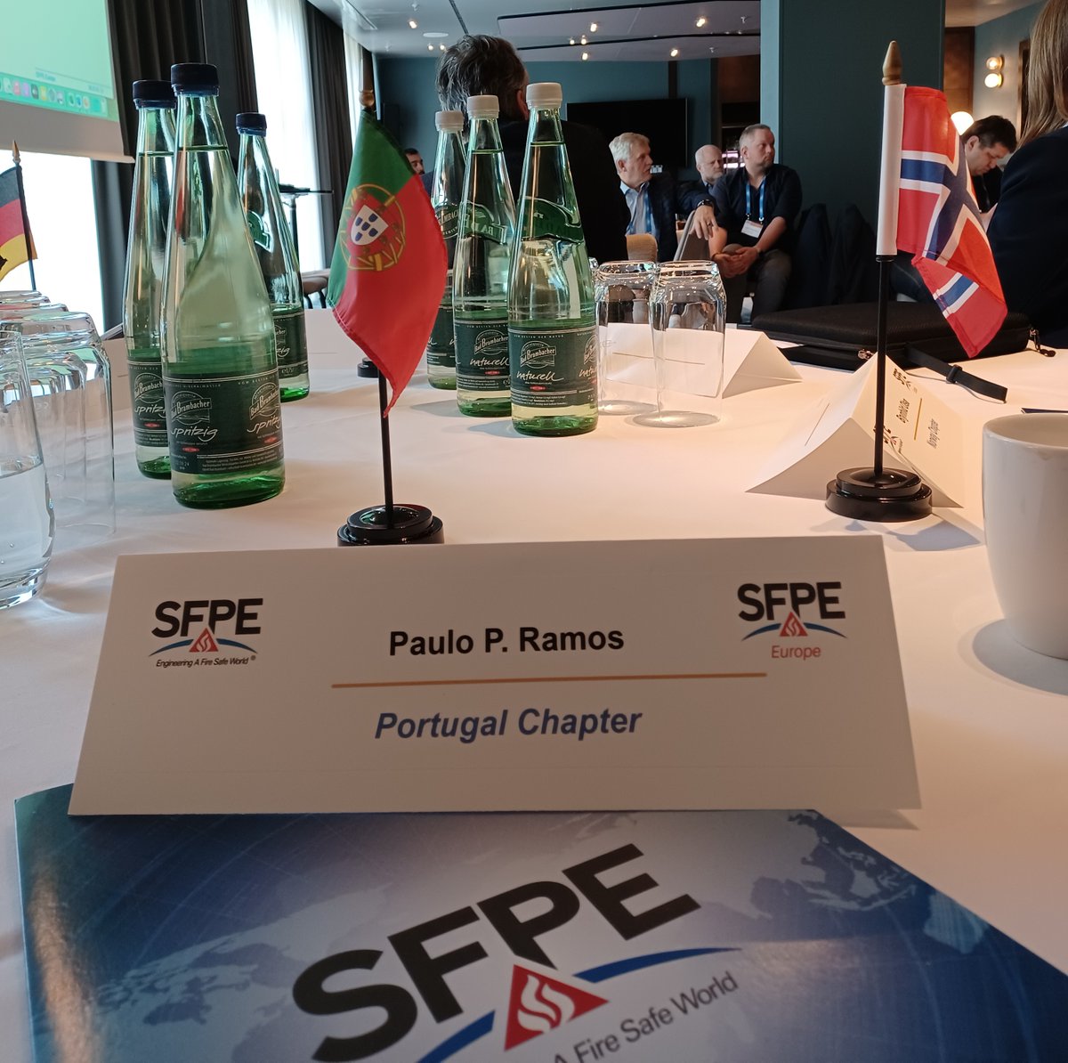 Já começou em Berlim o European Chapter Leadership Forum em que a SFPE Portugal se faz representar pelo seu presidente <a href="/pauloprataramos/">Paulo Prata Ramos</a> . Segue-se a 6ª Assembleia Geral da SFPE Europa, que conta já com 20 delegações nacionais e 5 delegações de estudantes. #SFPE23 #PBD #SFPEEurope