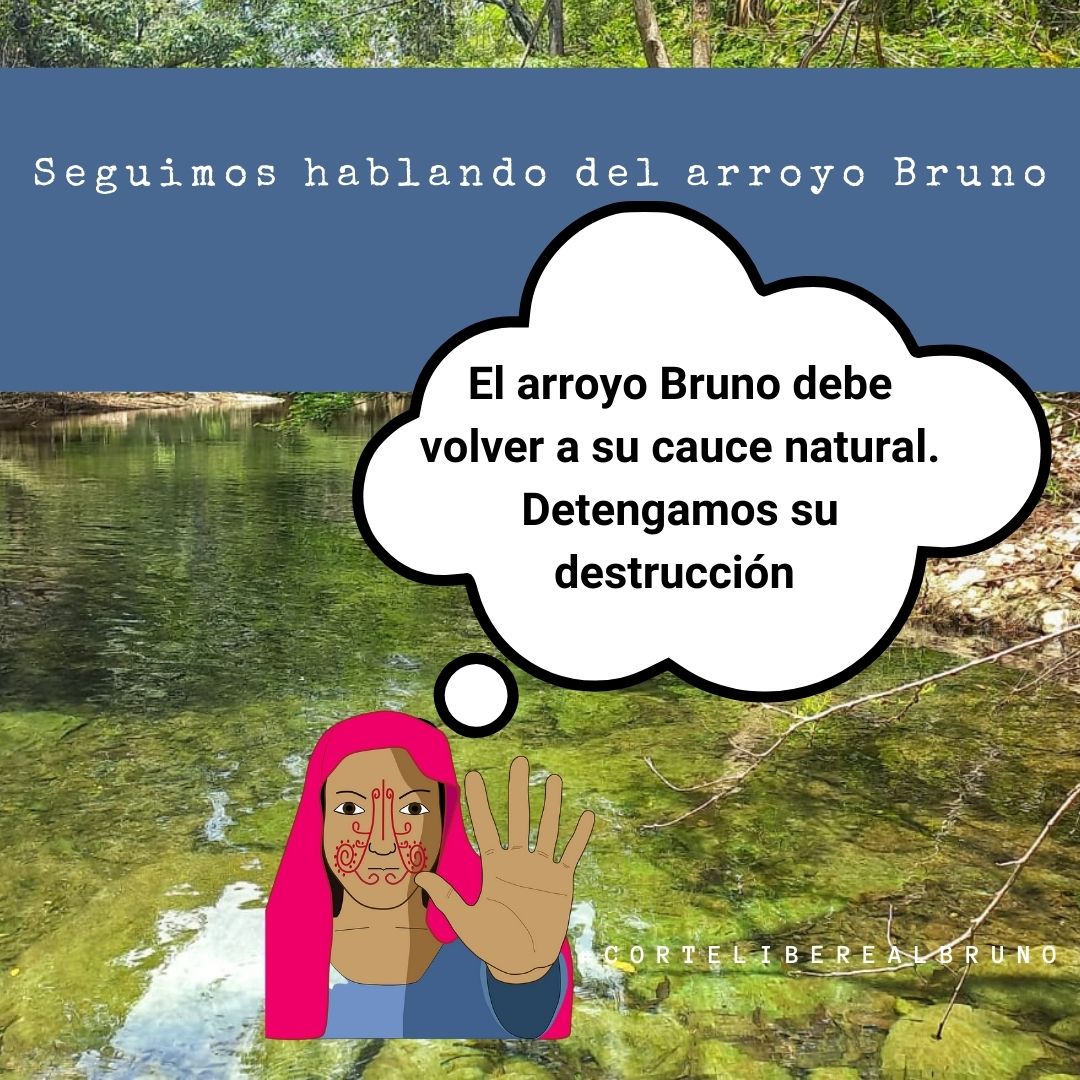 #Atención seguimos hablando del Arroyo Bruno 🌊

¿Acaso una empresa puede reemplazar un arroyo para explotar carbón? Las relaciones con el ecosistema y espirituales son irreemplazables. 

Ayúdanos a detener la destrucción de Youluna 🧵👇🏽