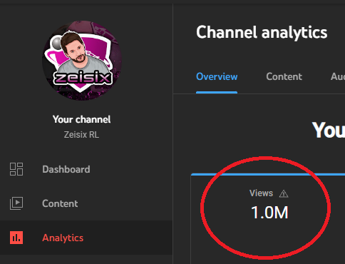 ZeisixRL's tweet photo. I Recently passed 1 million views, which is just crazy to me. If you've ever watched one of my videos 🙏 I appreciate you <3

#RocketLeague 
#YouTube https://t.co/jXQUSx8eyW