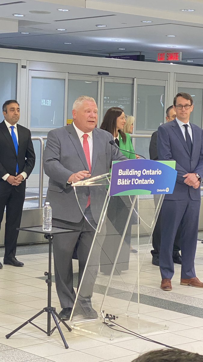 ColinDMello's tweet photo. Premier Doug Ford asked about the federal government’s impending affordability measures in the budget.
Ford says his gov’t has already offered affordability measures in 2022 with the licence plate stickers and removing tolls.
#onpoli https://t.co/LTNFkbF0b3