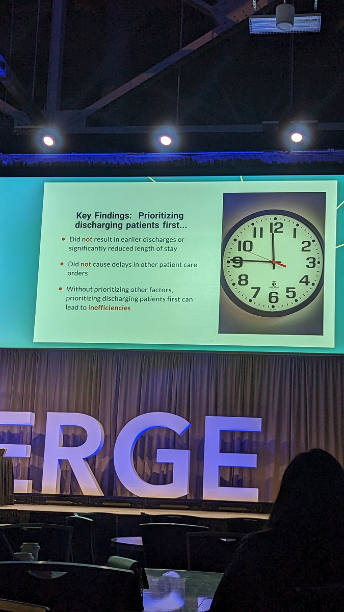 Payalia320's tweet photo. Does discharge before 9am improve hospital throughout and LOS? - the age old question
@marishaburden and @KenistonAngela address this at #SHMConverge23 and In their @JHospMedicine publication! 

And to add, a treat with a poem by ChatGPT (last pic)! https://t.co/ArvSM9axoS