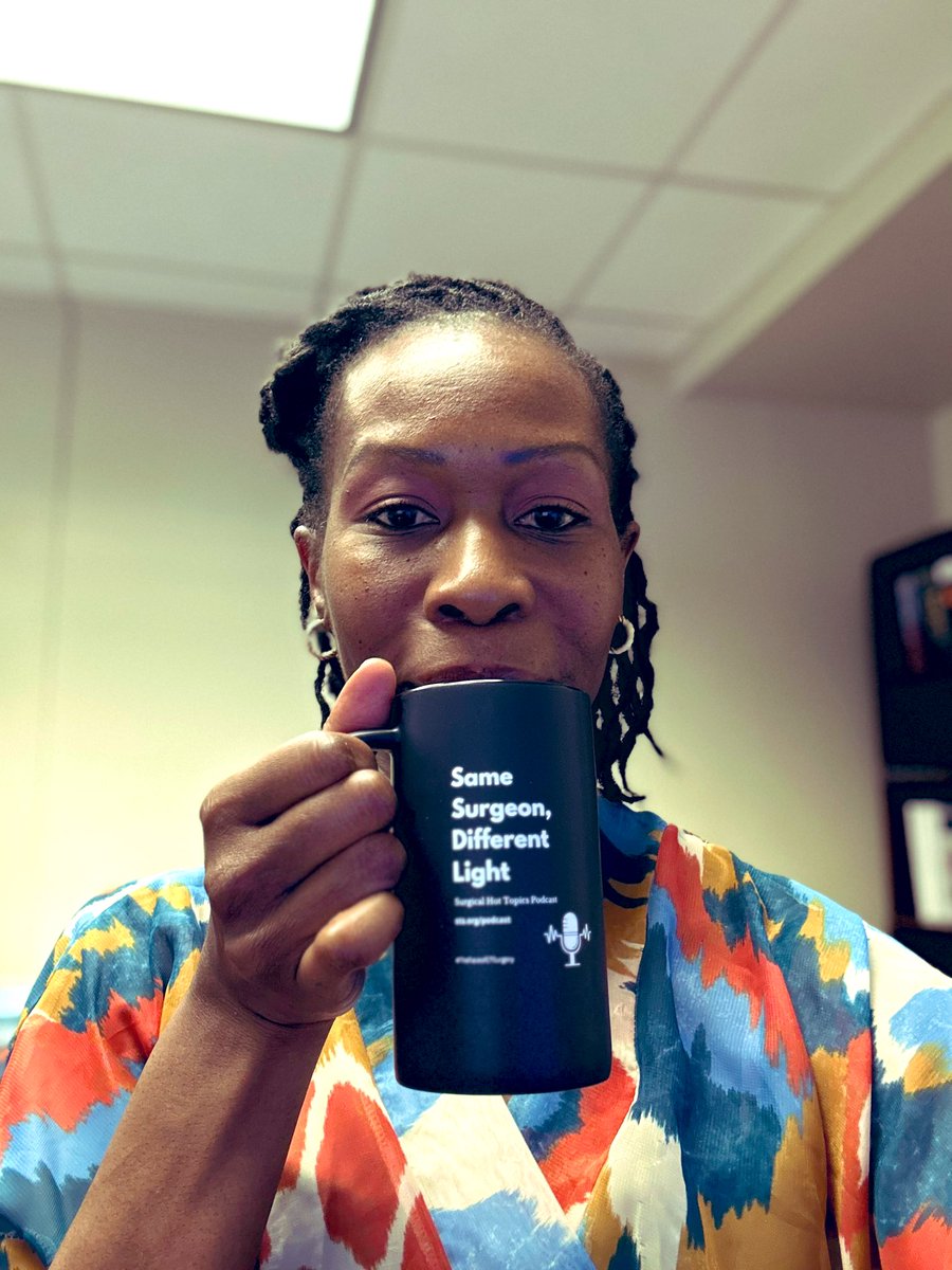 I had a blast sharing the mic with @AsishanaOsho while being interviewed for Same Surgeon Different Light. I was honored to be invited… and got a bonus unexpected mug today 😁. Coffee time! bit.ly/3JNP8Co @STS_CTsurgery #TheFaceofCTSurgery @DavidCookeMD @TomVargheseJr