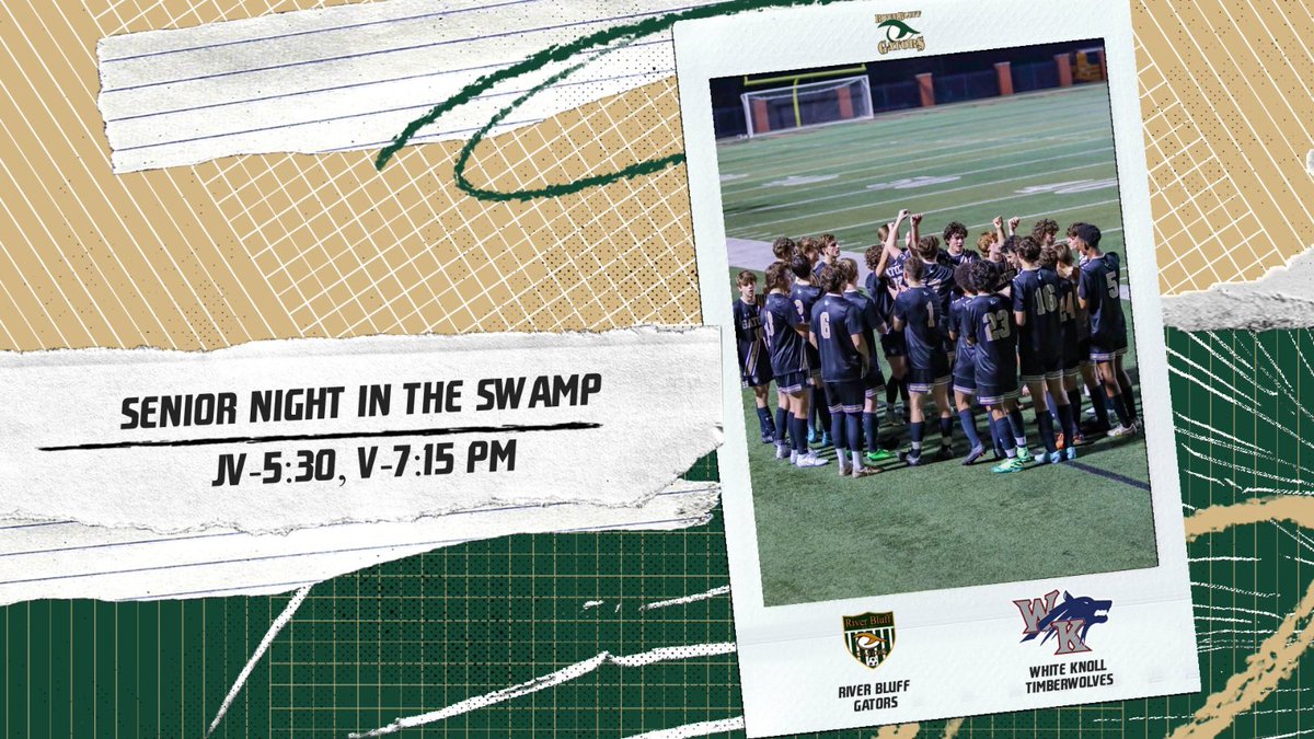 RBsoccer's tweet image. SENIOR NIGHT IN THE SWAMP!

🐊 x 🐺 

🎓🎓🎓