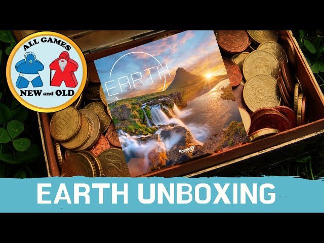 All Games New and Old (he/him) (@allgamesnewnold) on Twitter photo In our newest video I unbox Earth from <a href="/Insideupgames/">Inside Up Games</a>! This game is so damn pretty! You may think I prepared a long time for this unboxing, but I actually didn’t planet at all. It’s still a fun one though! #boardgames #boardgame
youtu.be/XzGCaRg8i8s In our newest video I unbox Earth from <a href="/Insideupgames/">Inside Up Games</a>! This game is so damn pretty! You may think I prepared a long time for this unboxing, but I actually didn’t planet at all. It’s still a fun one though! #boardgames #boardgame
youtu.be/XzGCaRg8i8s