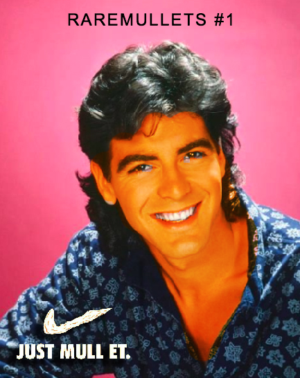 DC6_E16's tweet photo. RAREMULLETS #1 - GEORGE CLOONEY. https://t.co/jlrNMPcl91
