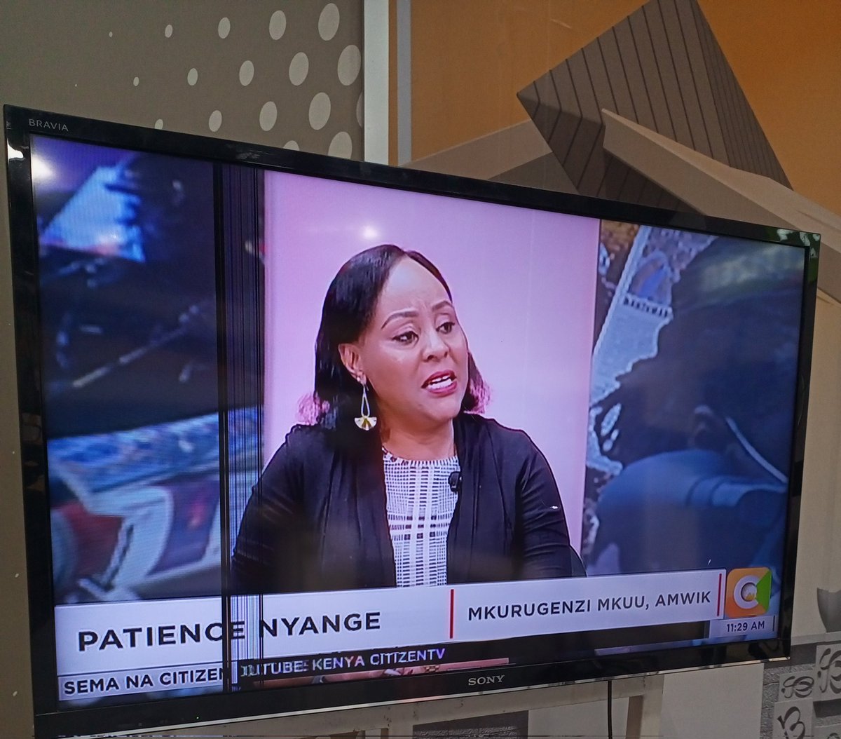 NyangePatience's tweet photo. This morning, I was delighted to be hosted by @MKapombe on @citizentvkenya in regards to the recent attacks on journalists &amp; the state of the nation.

All of us at @AMWIK condemn any form of attacks directed to journalists. We do so in the strongest terms possible.

#AMWIK2023 https://t.co/uavQcCmcoH